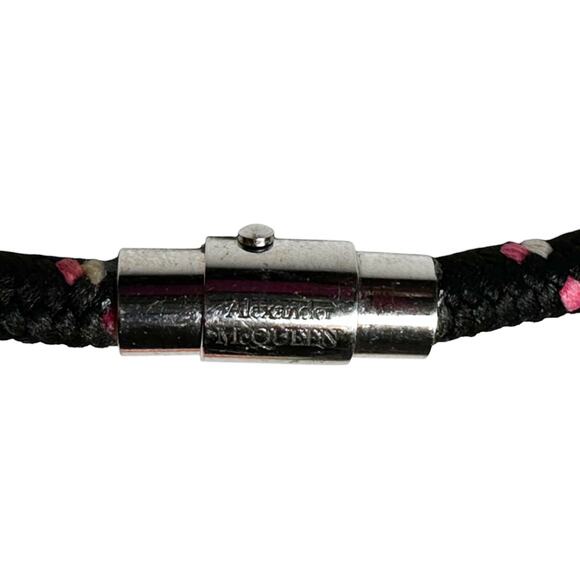 Alexander McQueen Skull Rope Cord Double Wrap Friendship Bracelet - Picture 3 of 6